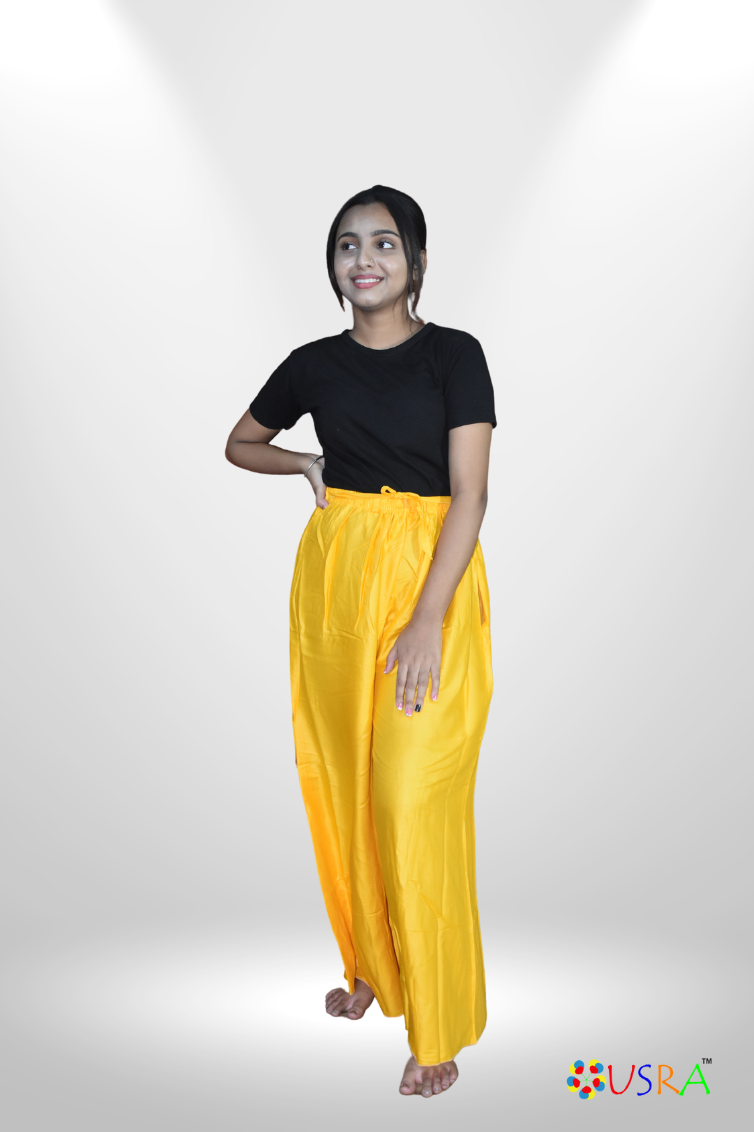 Yellow Pallazo Pant main image 0