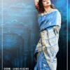 Baluchari Silk Saree Blue-Front
