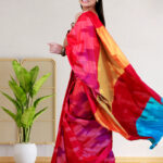 red-and-blue-pure-silk-katan-3d-saree-side